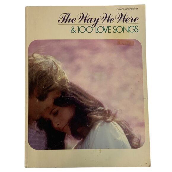 The Way We Were & 100 Love Songs Songbook For Voice Piano Guitar Warner Bros - Picture 1 of 8